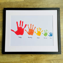 Handprints Framed - A5 & A4 sizes