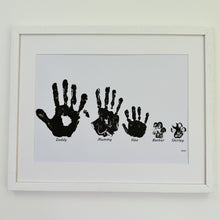 Handprints Framed - A5 & A4 sizes