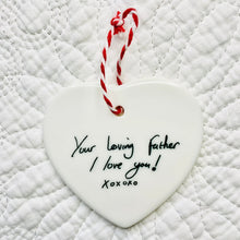 Treasured Writing Ceramic Decoration