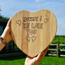 Heart Chopping Board