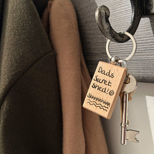 Wooden Keyring For Her