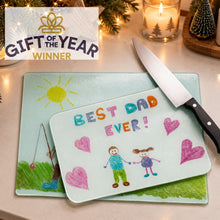 Christmas Glass Chopping Board