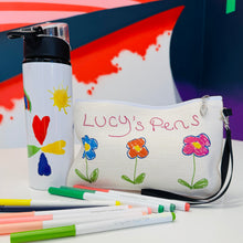 NEW Back to School Water Bottle & Pencil Case