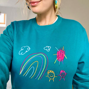 Women's Embroidered Jumper