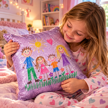 Purple Glitter Cushion - Email subscriber offer