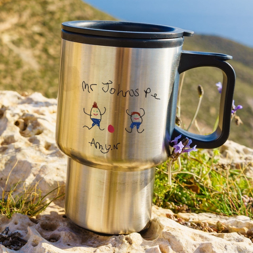 Thermal Travel Mug - SILVER ONLY