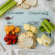 Christmas Glass Cheeseboard