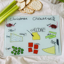 Christmas Glass Cheeseboard