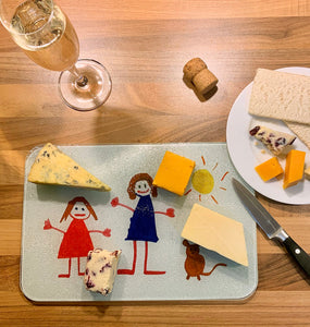 Christmas Glass Cheeseboard