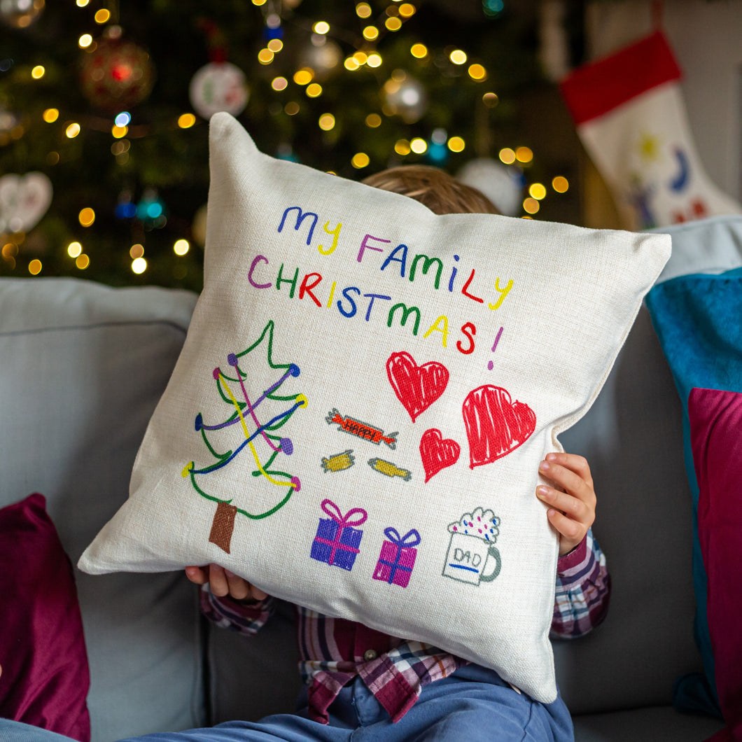 Christmas Cushion – Dinky Artist