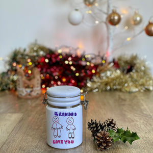 Christmas Storage Jar