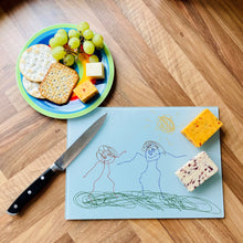 Christmas Glass Cheeseboard