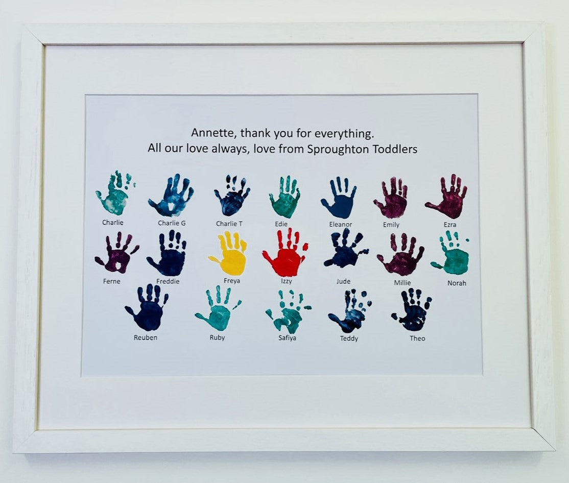 Handprint Frame Family Handprint Frame – My Favourite Things Shop