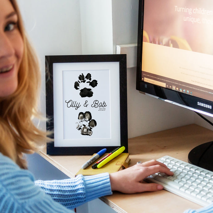 Paw Print Frame